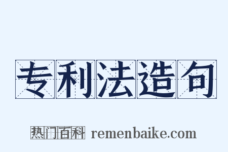 专利法造句是什么意思的图片